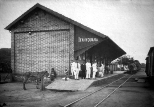 La Stazione di Itaiquara nel 1910