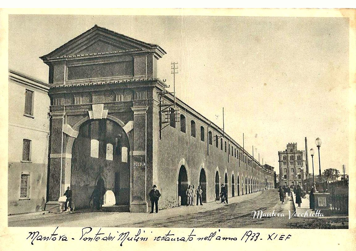 Ponte dei Mulini nel 1933