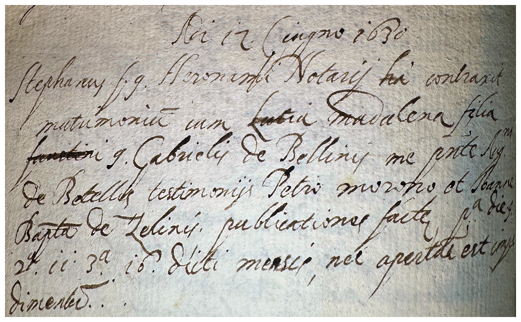 1630 Matrimonio Stefano Nodari